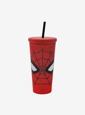 Marvel Spider-Man Face Rhinestone Acrylic Travel Cup, , hi-res